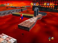 une photo d'Ã©cran de Super Mario 64 sur Nintendo 64